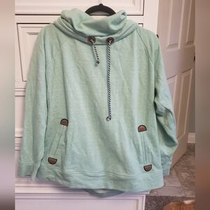 Maurices Size XL cowl neck sweatshirt